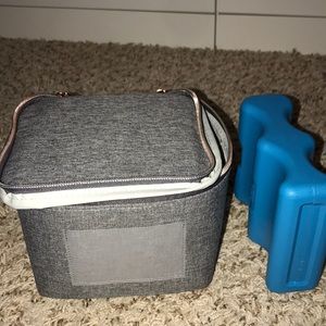 GENTLY USED Parent choice breast milk cooler storage bag w/ ice pack